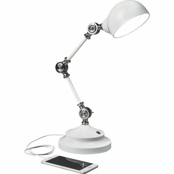 Ottlite Technologies Lamp, Round Diffuser, ClearSun LED, 400 Lum, 6.12inx6.5in-15.5in, WE OTTF1485009SHPR